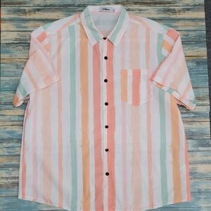 Lifeline Pastel Striped Men's Casual Shirt